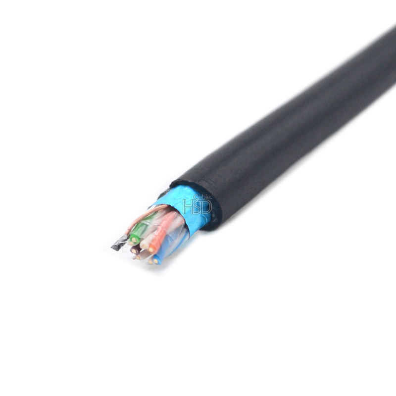 HSD Cable Outdoor Cat5E STP Messenger Cable UV Rated Aerial Self